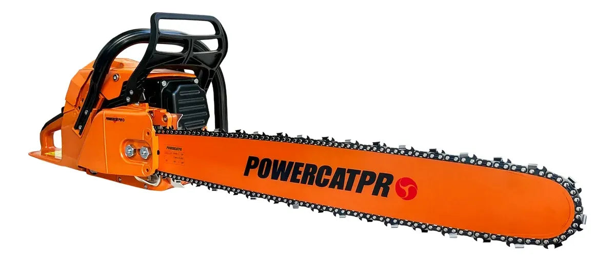 Motosierra Powercat 72.2cc 5.23HP Espada 25” Paso 3/8 Profesional