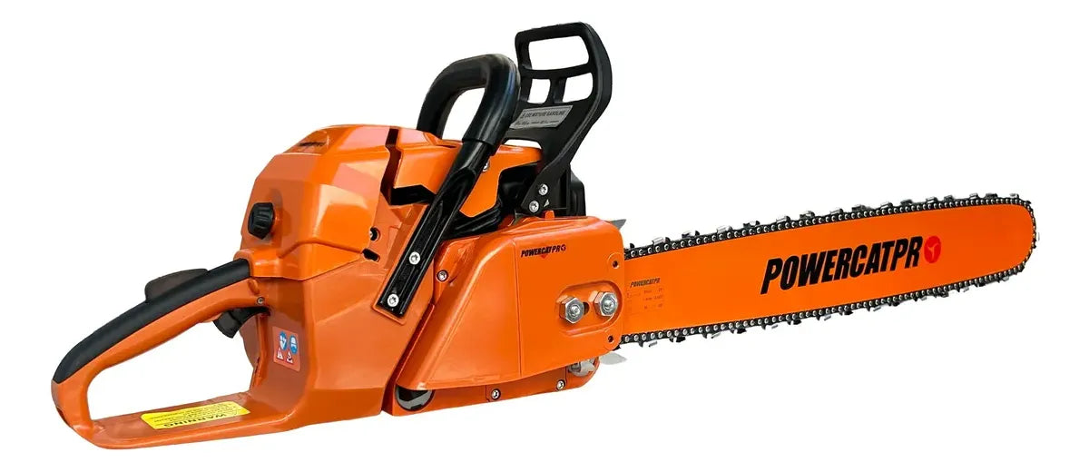 Motosierra Powercat 72.2cc 5.23HP Espada 25” Paso 3/8 Profesional