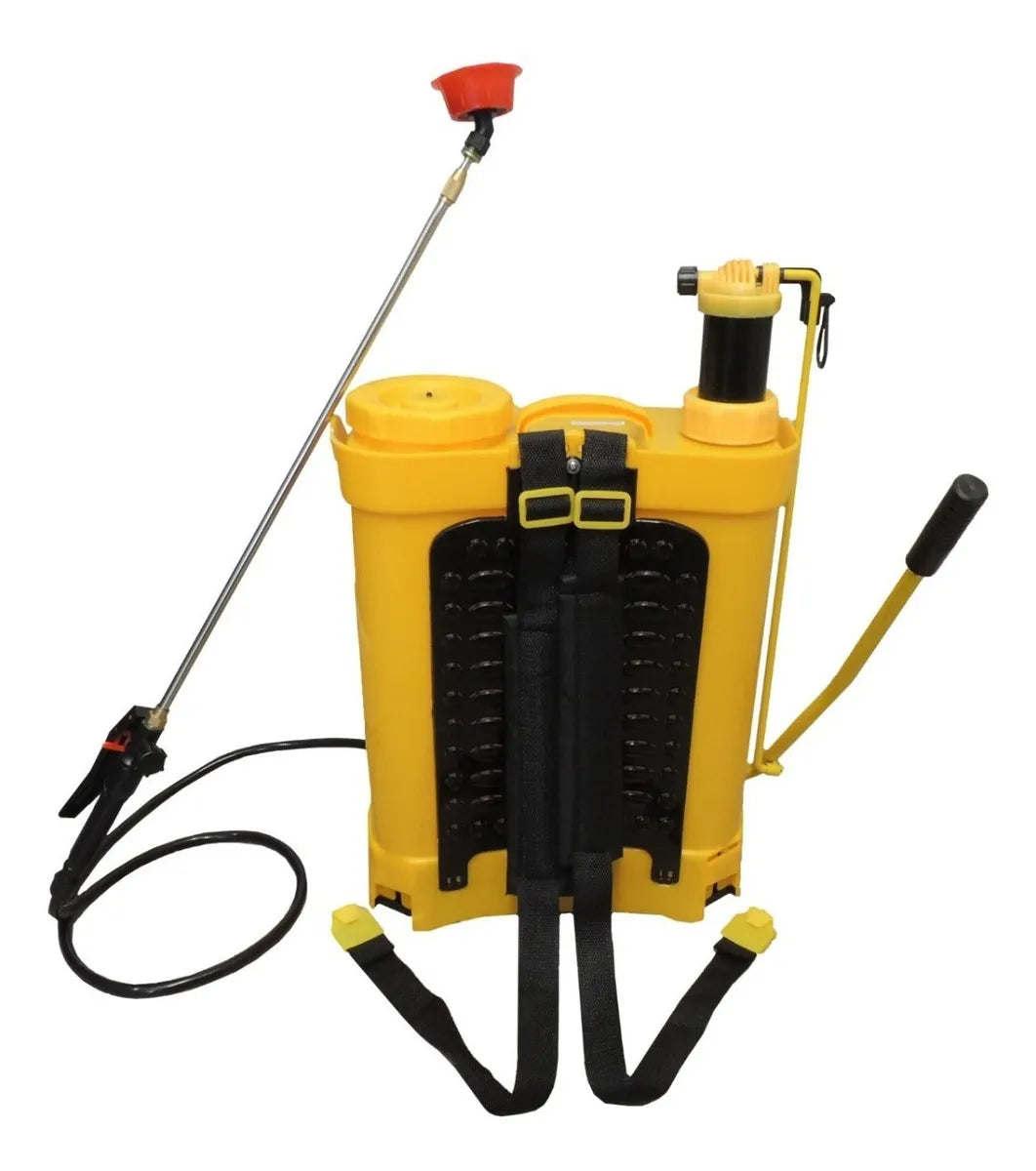 Aspersora Batería Eléctrica Y Manual 20l Pwc20 Powercat F023 Color Amarillo