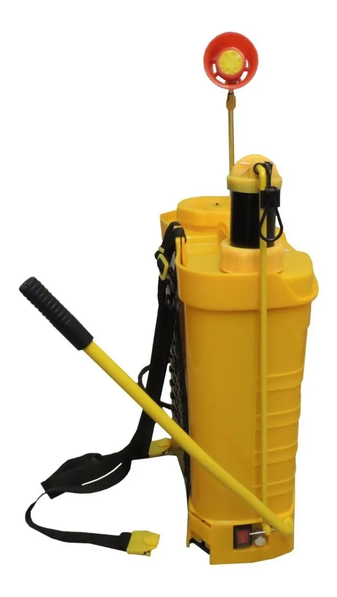 Aspersora Batería Eléctrica Y Manual 20l Pwc20 Powercat F023 Color Amarillo