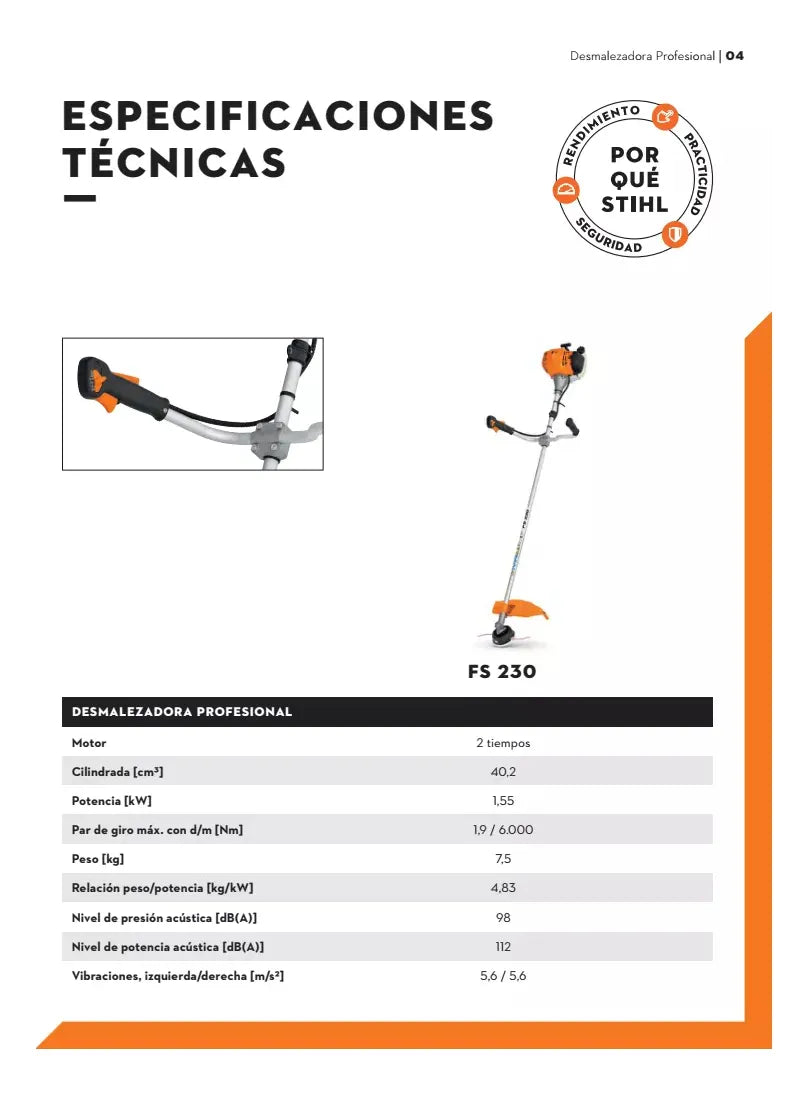 Desbrozadora FS230 Stihl