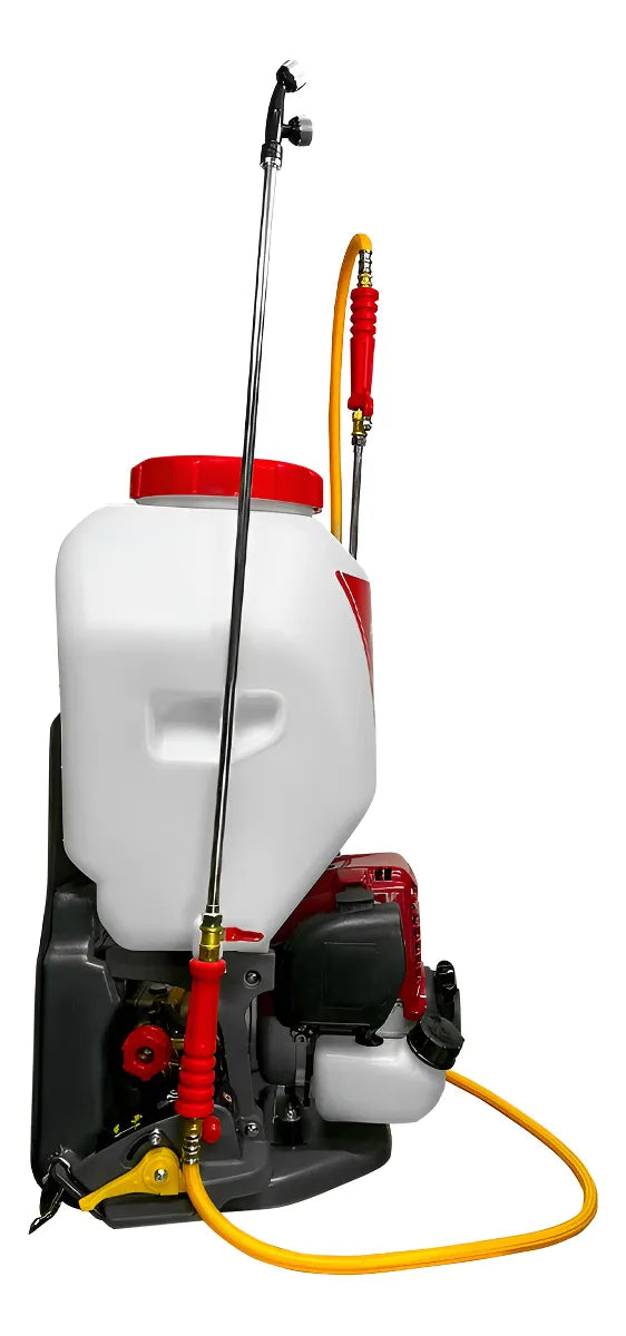 Aspersora Fumigadora PowerCat PWC-43525 4 Tiempos 25 Litros Color Blanco Uso Profesional de Doble Salida