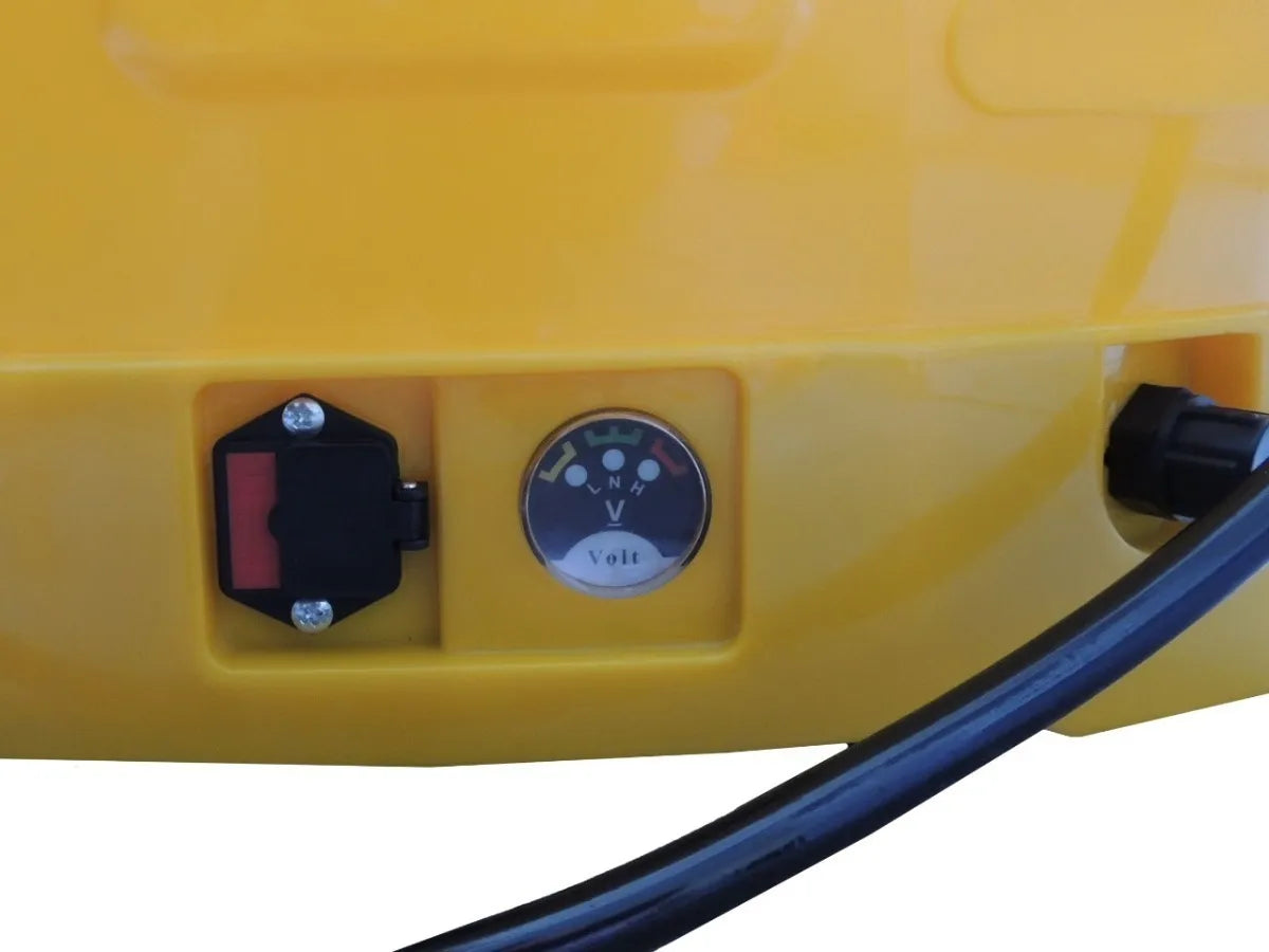 Aspersora Batería Eléctrica Y Manual 20l Pwc20 Powercat F023 Color Amarillo